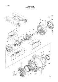 9233692 9261222 Excavator Replacement Parts Final Drive For HITACHI ZAXIS