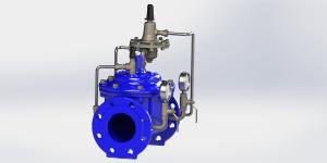 Quality Limit Max Flow Rate Valve , Ductile Iron Water Flow Control Valve wholesale