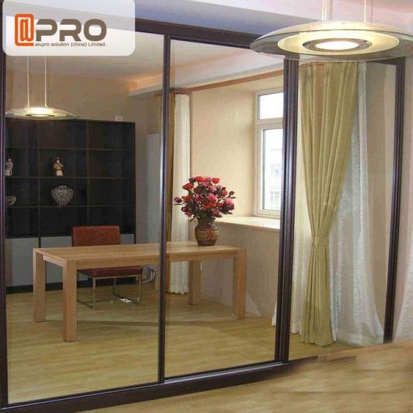 Australia Anti Noise Aluminium Sliding Glass Doors System Customized Size