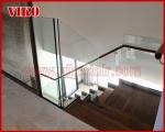 Double Steel Plate Staircase VK31S Stainless Steel, Power Coated,，Wooden ，Beech