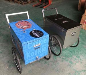 Quality Africa popsicle ice cream cart,ice cream push cart with umbrella wholesale