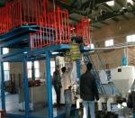 High Power PVC Film Blown Machine , Rotary Blowing Machine