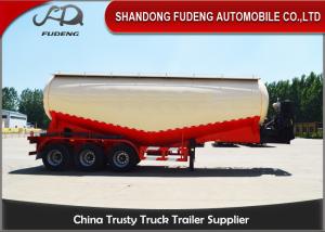 Quality 60 Tons bulk cement tank semi trailer, FUWA Axle cement bulker trailer wholesale