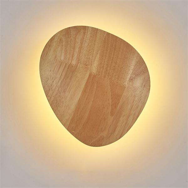 8W 12W Modern Nordic Interior Wooden Wall Lamp Bedroom Bedside Aisle Design