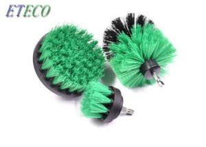 Quality Green Carpet Cleaning Drill Scrub Brush 3pcs Ultimate Compatibility wholesale