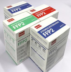 Quality FFP2 Face Mask In German , French, Spanish , Italian And English Lanugage FFP2 Respirator wholesale