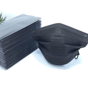 Quality Black Disposable Earloop Face Mask Easy Carrying With CE FDA Certification wholesale