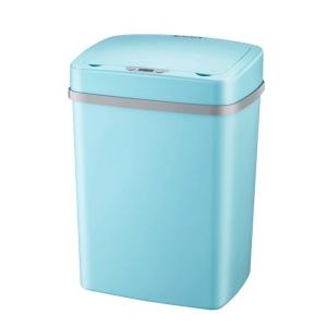 Quality CE Appoved Automatic Garbage Can 12L Blue Battery Operated Anti - Fingerprint wholesale