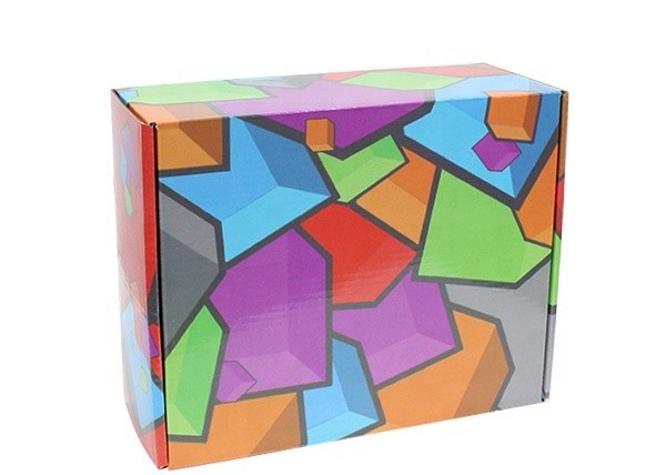 Custom Size Corrugated Gift Box Colorful Kraft Paper Corrugated Box double wall corrugated box