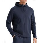 Hot SalePolyester Nylon Long Sleeves Full Zip Mens Hooded Jackets with Kangaroo