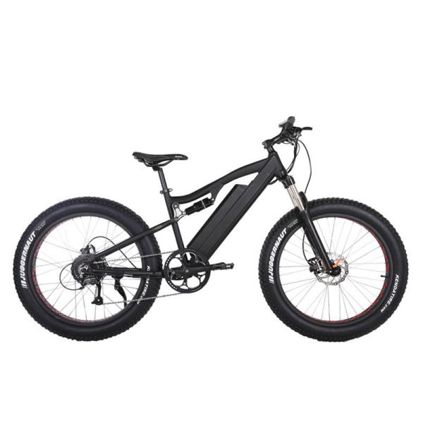 Electric Fat Tyre Mountain Bike 26 Inch Wheel 48v 500w 750w 1000w E Bike for