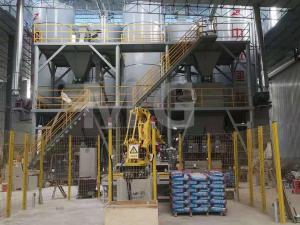 Quality 10-12T/H Dry Mortar Tile Grout Mixing Machine Full Automatic High Efficiency wholesale