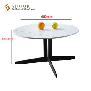 Quality Club Coffee Table, Hotel Corner Table, Restaurant Center Table, Canteen Tea Table, Side Table, Man Made Marble Top wholesale