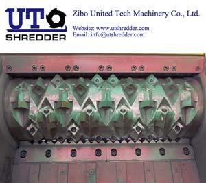 Single Shaft Crusher S48250 automatic Plastic, tire, wood, metal, cable