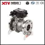 JIS Stainless Steel High Platform Flanged Floating Ball Valve and Ppl Sealing