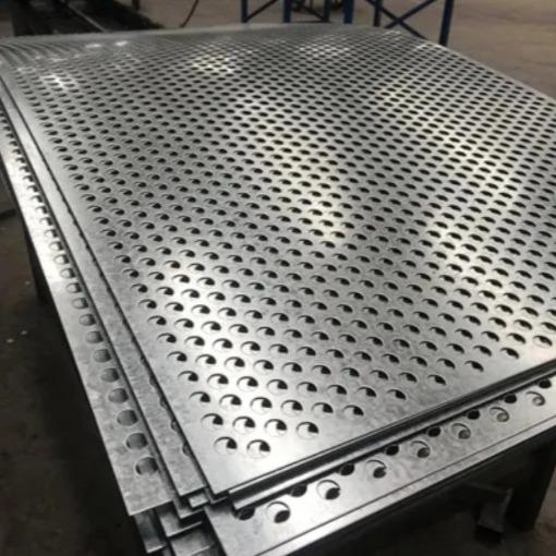 ASTM 6061 Polish Aluminum Sheet Perforated Plate Punching Hole PVC Coated For