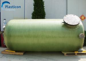 Quality Low Corrosion FRP Tank Green FRP Horizontal Tank ISO Certification wholesale