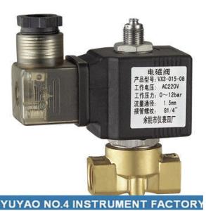 Quality Stainless Steel 3 Way Solenoid Valve Normally Open , High Pressure 1/4'' Solenoid Valve wholesale