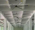 electric 6 blade Pole Mounted HVLS Fan