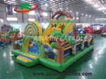 Fire Retardant 8 X 6M Inflatable Zoo Playground For Teenager