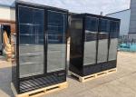 110V 60HZ 2 Door Vertical Upright Beer Cooler Beverage Air Cooling