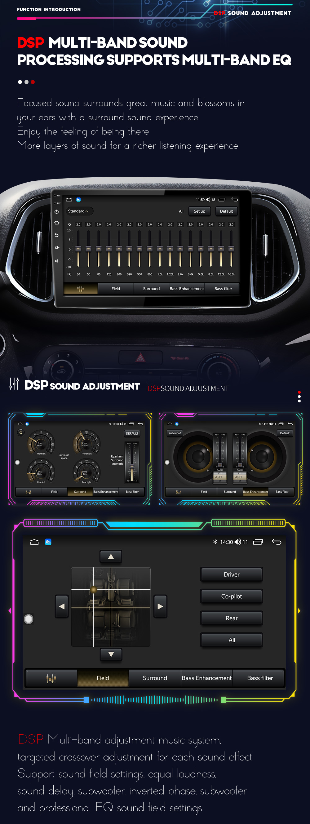 Carplay Android Auto 8 256 Car Stereo for Universal Android 9 Inch Car DVD Player