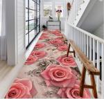 3D Plant Flower Cut Entrance corridor corridor stairway Commercial Floor Mat