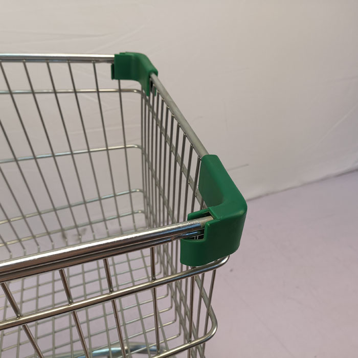 Grocery Market Shopping Trolley 125L American Type Metal Wire Trolley