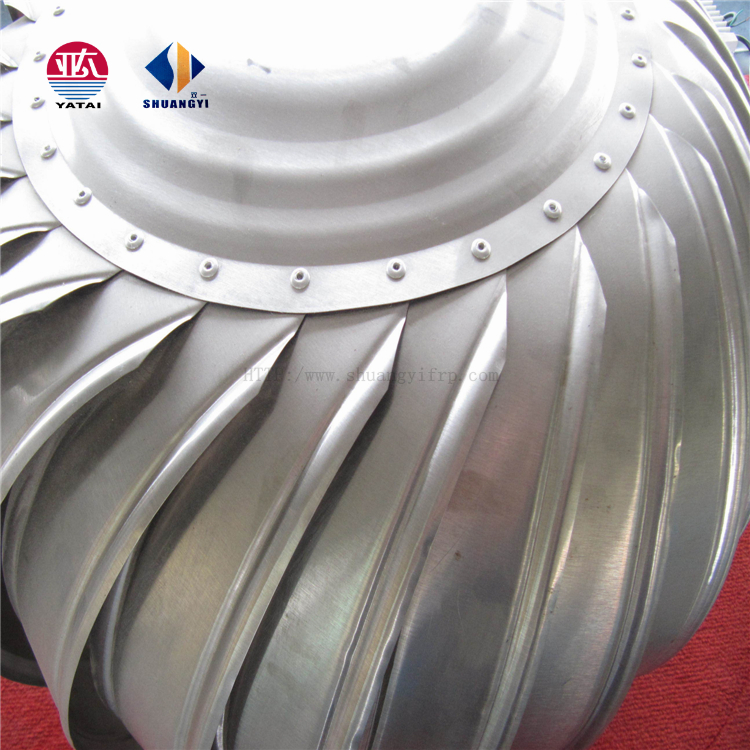 SS304 Arranged Roof Made Wind Powered Exhaust Fan Roof Ventilator for Roof Assembled