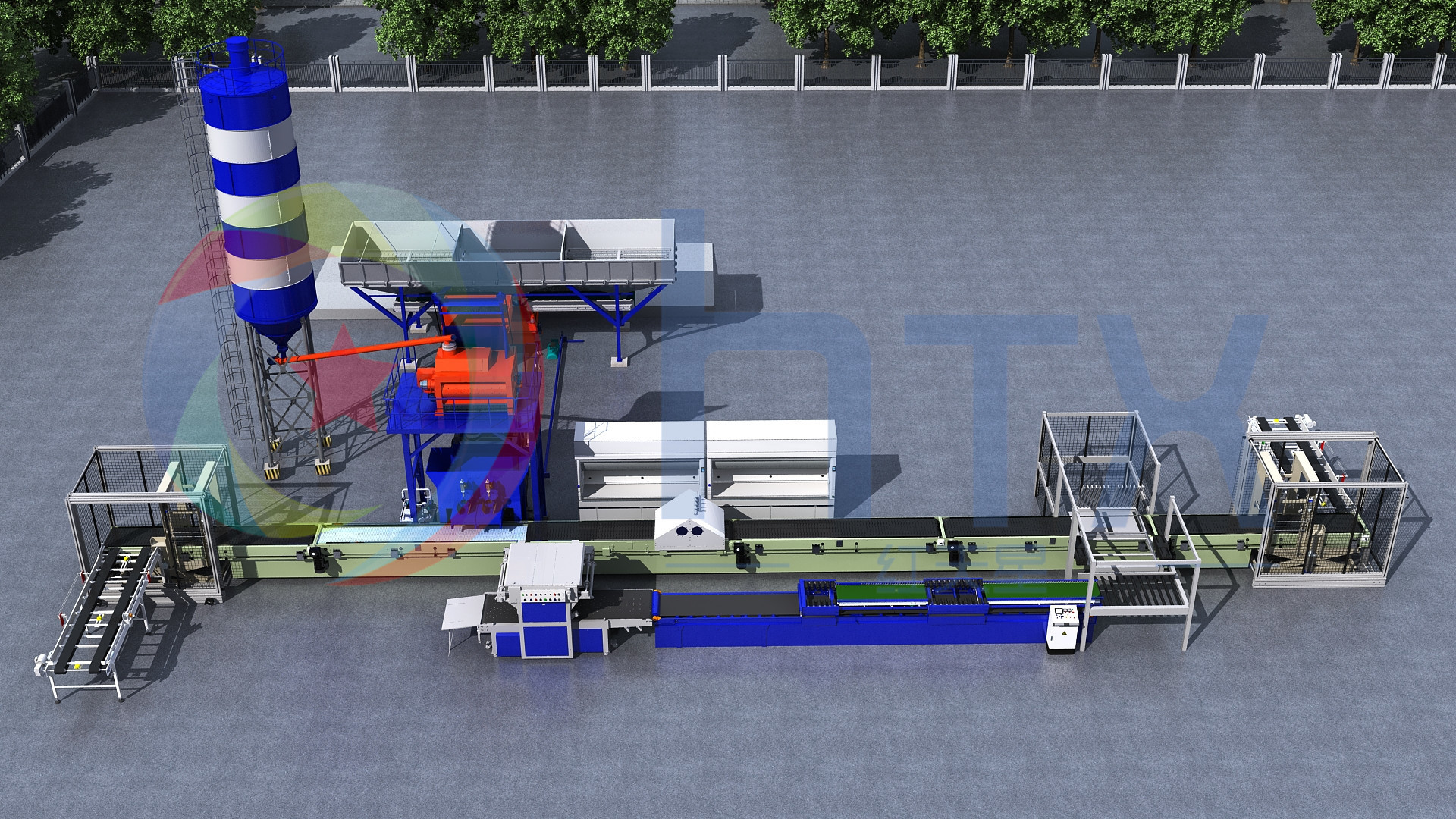 Concrete Artificial Stone Production Line Wet Casting Doser Machine