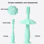 Baby Teether Silicone Factory Price 360 Degree Cleaning Infants Toothbrush Shape