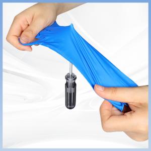 Quality Blue Disposable PVC Gloves Antibacterial Antifouling Food Grade Disposable Gloves wholesale