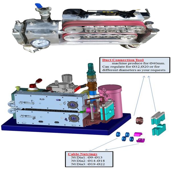 Shenzhen Kit Fiber Cable Blowing Machine To fit fiber optic cables 32mm, 40mm