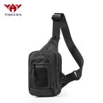 Durable Black Nylon Tactical Sling Bag , Cross Body Gun Backpack