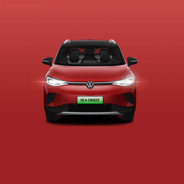 Newly designed electric car factory direct supply VW id4 Crozz X 2022 long battery life PURE+ version made in China SUV