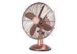 Electric 12 Inch Metal Desk Fan Three Speed Oscillating Personal Antique Nickel