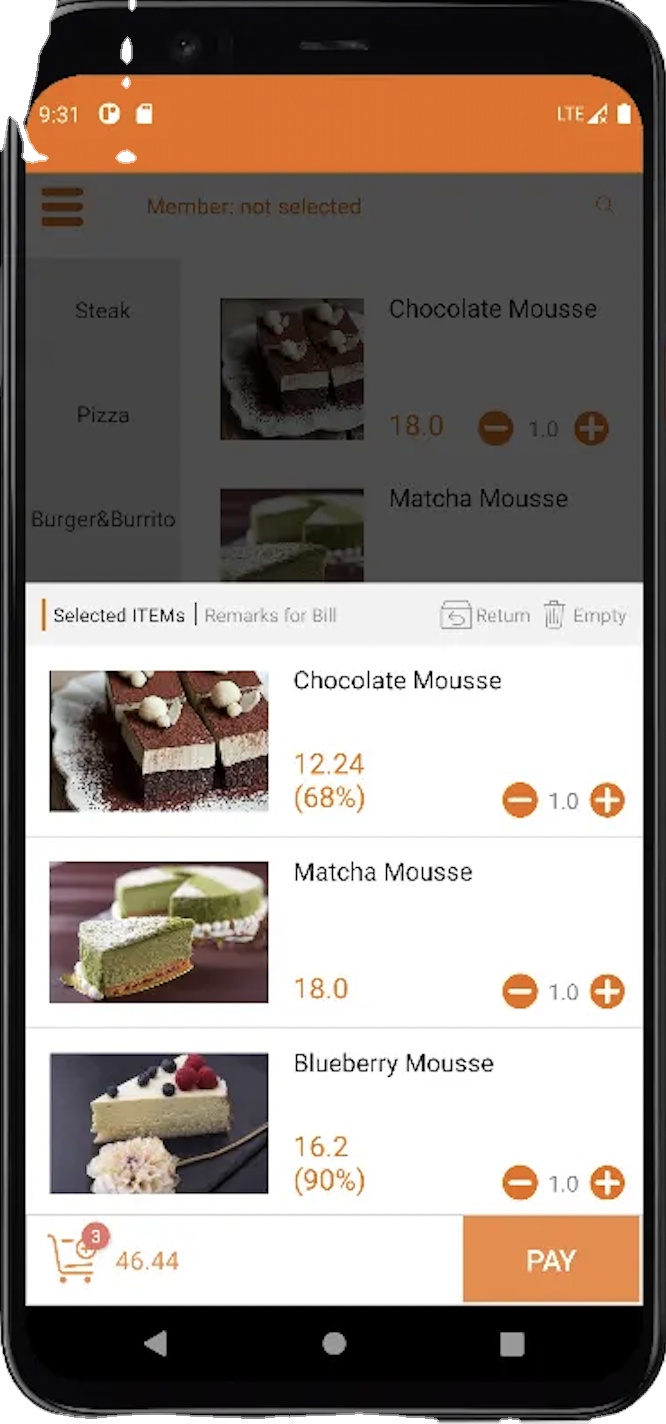 Background Management Software Cloudy Retail with POS APP and Kitchen Printer Support