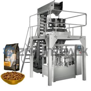 Quality Pet Pellet Articles Stand-Up Pouch Packaging Machine Bagged Product Filling wholesale