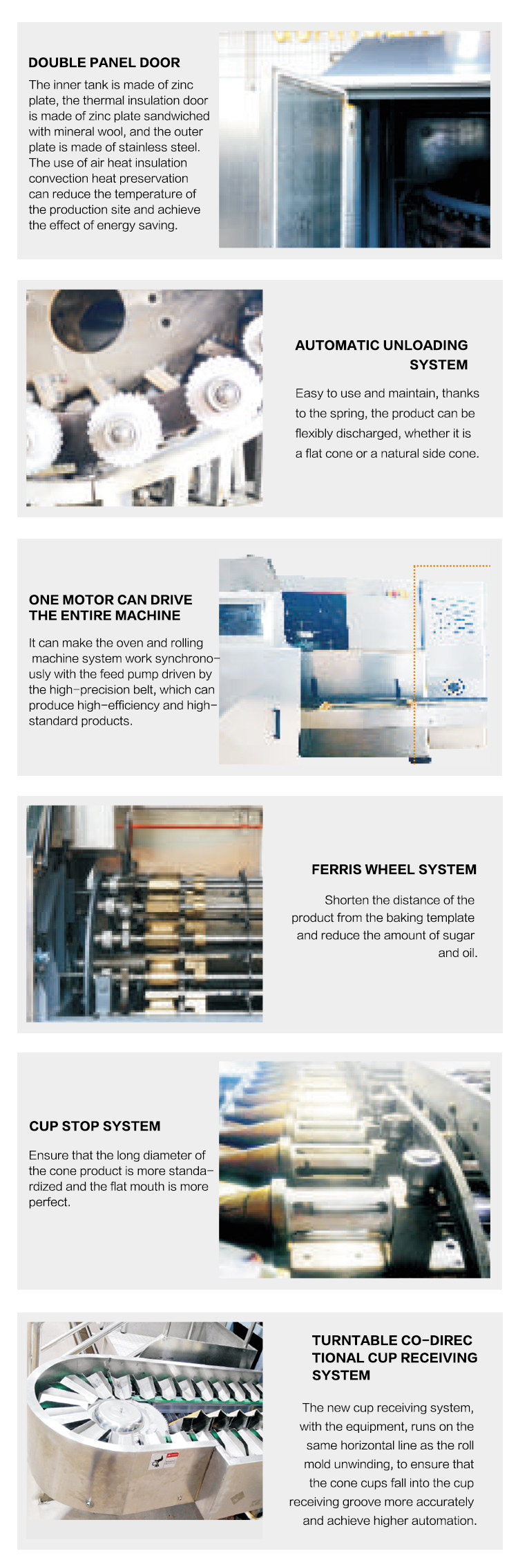 1.5hp Automatic Food Making Machine 35 Cast Iron Baking Templates