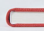 Beautiful Red Fabric 10x8 Photo Album , Wedding / Golden Anniversary Photo Album