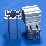 8080 80 X 80 Industrial Aluminum Profile Curtain Wall Extrusion