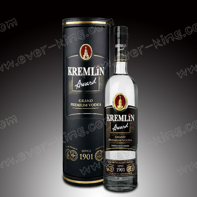 750 ml White Flint Nordic Style Vodka Glass Bottle