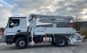 Quality Top Brand HB56K 56m Articulated Boom Concrete Pump Truck wholesale