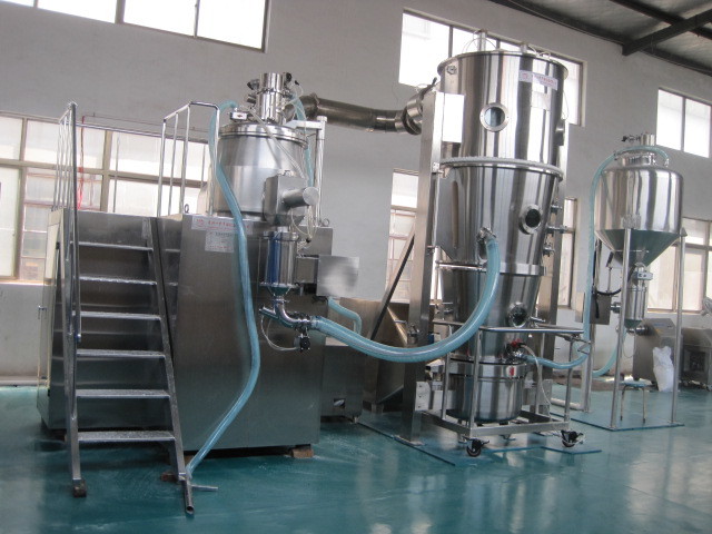 Fluid Bed Drying Machine For Pharmaceuticals High Efficiency