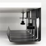 Home/Office Electric Wire Organizer Tray Carbon Steel No Drill No Screws Hanger