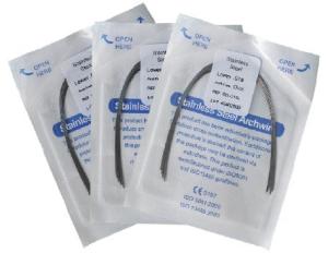 Quality Stainless Steel Wires Dental Orthondontic Instruments , Round Or Retangular wholesale