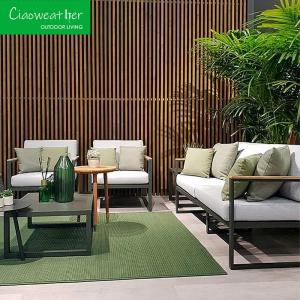 Quality Terrace Villa Outdoor Furniture Modern Design Aluminum Patio Sofa Leisure Garden Set with Simple Modern Style wholesale