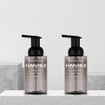 250ml Transparent Plastic Foam Soap Dispensers For Bathroom Countertops
