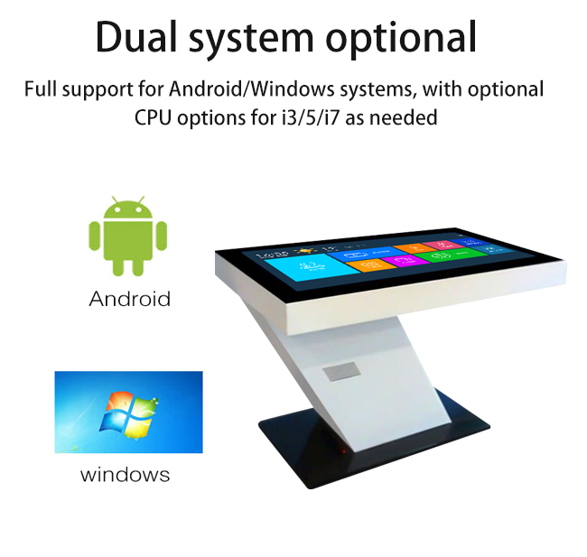 Display Interactive Touch Screen Monitor Smart Table Touch Screen Digital Touch Coffee Table