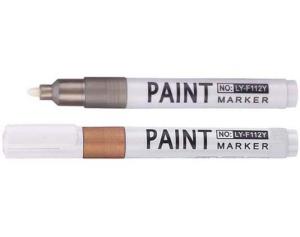 Quality quick dry ink golden and silver paint marker,oil ink paint marker pen from china factory wholesale